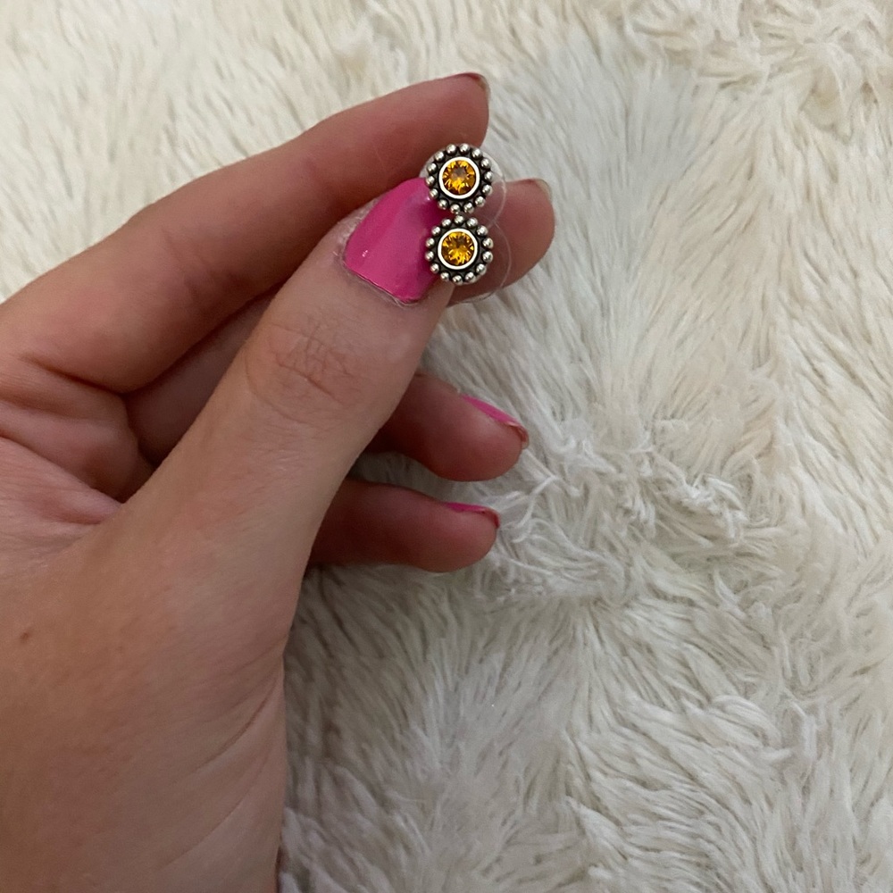 Orange Brighton Studs